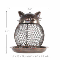 Cat Shaped Bird Feeder - Golonzo -                                                                             