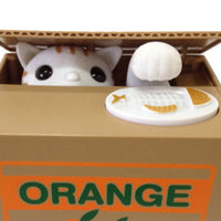 Cat Stealing Piggy Bank - Cat Money Box - Golonzo -                                                                             