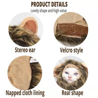Cat Wig - Cute Lion Mane - Golonzo -                                                                             