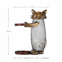 Cat Wine Cork Container and Bottle Holder - Golonzo -                                                                             