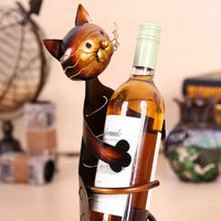 Cat Wine Holder - Golonzo -                                                                             