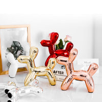 Ceramic Animal Balloon Dog Figurines - Golonzo -                                                                             
