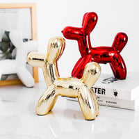 Ceramic Animal Balloon Dog Figurines - Golonzo -                                                                             