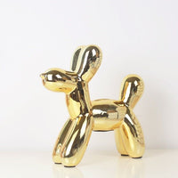 Ceramic Animal Balloon Dog Figurines - Golonzo -                                                                             