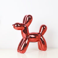 Ceramic Animal Balloon Dog Figurines - Golonzo -                                                                             