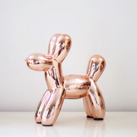 Ceramic Animal Balloon Dog Figurines - Golonzo -                                                                             