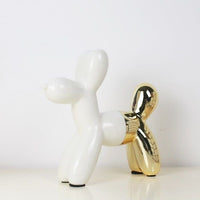 Ceramic Animal Balloon Dog Figurines - Golonzo -                                                                             