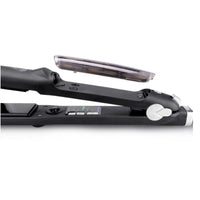 Ceramic Steam Hair Straightener Curler - Professional Flat Iron Vapor Straightening Iron - Golonzo -                                                                             