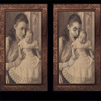 Changeable 3D Ghost Photo Frame Horror Portrait Picture Halloween Party Decoration - Golonzo -                                                                             