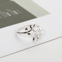 Charms Olive Tree Branch Ring - Golonzo -                                                                             