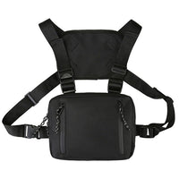 Chest Bag Fashion Double Rectangle Streetwear - Golonzo -                                                                             