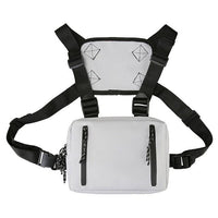Chest Bag Fashion Double Rectangle Streetwear - Golonzo -                                                                             