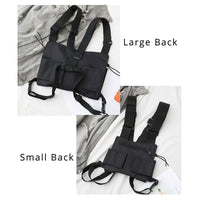 Chest Bag Fashion Hip Hop Vest Streetwear Bag Waist - Golonzo -                                                                             