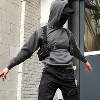 Chest Bag For Hip Hop Streetwear Style - Golonzo -                                                                             