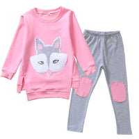 Children Clothing Cartoon Girls Sets Long Sleeve Tracksuit - Golonzo -                                                                             