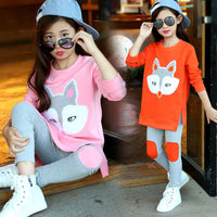 Children Clothing Cartoon Girls Sets Long Sleeve Tracksuit - Golonzo -                                                                             
