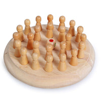 Children Color Memory Stick Wooden Chess Board Game - Golonzo -                                                                             