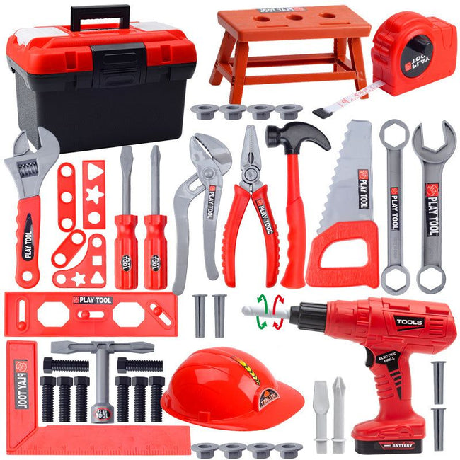 Children's Toolbox - Engineer Simulation Repair Tools Pretend Toy - Golonzo -                                                                             