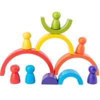 Children's Wooden Rainbow Toy - Golonzo -                                                                             