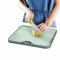 Chopping Board With Grinding Garlic Tool - Golonzo -                                                                             