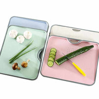Chopping Board With Grinding Garlic Tool - Golonzo -                                                                             