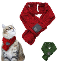 Christmas Knitted Warm Scarf Adjustable for Cat - Golonzo -                                                                             