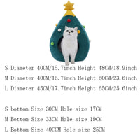Christmas Tree Cat House - Golonzo -                                                                             