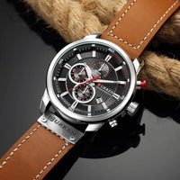 Chronograph Quartz Men's Watch - Sports Military Wristwatches - Golonzo -                                                                             