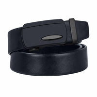 Classic Alloy Buckle Cowhide Genuine Leather Belt for Men - 3 Buckles Style - Golonzo -                                                                             