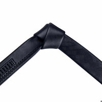 Classic Alloy Buckle Cowhide Genuine Leather Belt for Men - 3 Buckles Style - Golonzo -                                                                             