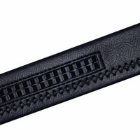 Classic Alloy Buckle Cowhide Genuine Leather Belt for Men - 3 Buckles Style - Golonzo -                                                                             