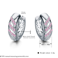 Classic Design Gold Color Wedding Hoop Jewelry Earrings for Women - Golonzo -                                                                             