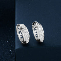 Classic Design Gold Color Wedding Hoop Jewelry Earrings for Women - Golonzo -                                                                             