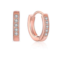 Classic Design Gold Color Wedding Hoop Jewelry Earrings for Women - Golonzo -                                                                             