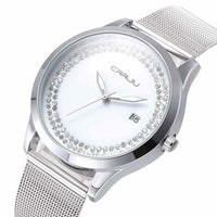 Classic Diamonds Women's Quartz Watch - Golonzo -                                                                             