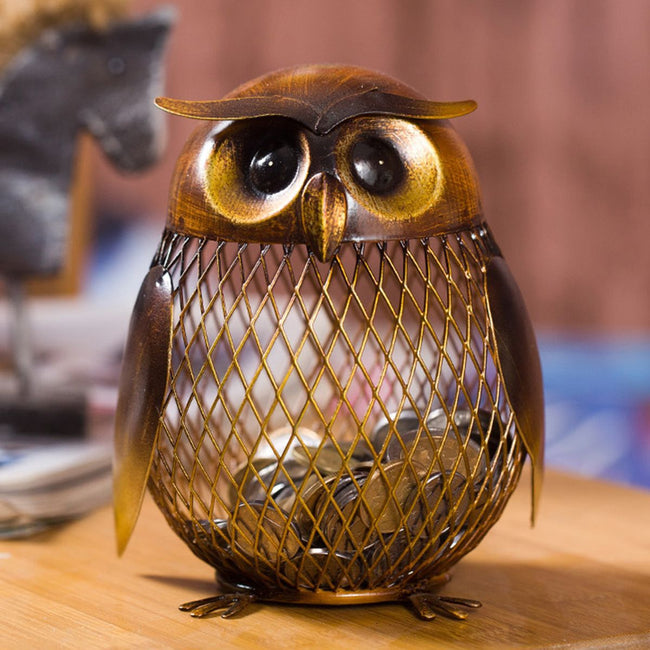 Classic Owl Piggy Bank - Golonzo -                                                                             