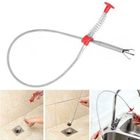 Cleaning Hook Sewer Dredging Tool Kitchen Spring Pipe Hair Remover - Golonzo -                                                                             