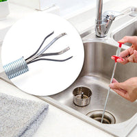 Cleaning Hook Sewer Dredging Tool Kitchen Spring Pipe Hair Remover - Golonzo -                                                                             