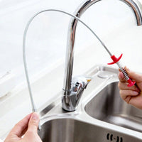 Cleaning Hook Sewer Dredging Tool Kitchen Spring Pipe Hair Remover - Golonzo -                                                                             