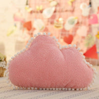 Cloud Plush Pillow Pink White Stuffed Soft Star Throw Pillow Moon Cushion Pillow Sofa Home Decor - Golonzo -                                                                             
