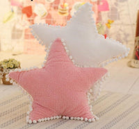 Cloud Plush Pillow Pink White Stuffed Soft Star Throw Pillow Moon Cushion Pillow Sofa Home Decor - Golonzo -                                                                             