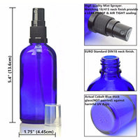 Cobalt Blue Fine Mist Spray Bottle 6pcs - Golonzo -                                                                             