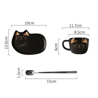 Coffee Cup With Set Creative Cute Cat Tea Cup - Golonzo -                                                                             