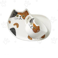 Coffee Cup With Set Creative Cute Cat Tea Cup - Golonzo -                                                                             