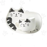 Coffee Cup With Set Creative Cute Cat Tea Cup - Golonzo -                                                                             