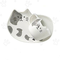 Coffee Cup With Set Creative Cute Cat Tea Cup - Golonzo -                                                                             