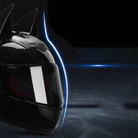 Colorful Cat Ear Motorcycle Helmet - Golonzo -                                                                             