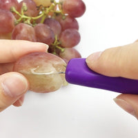 Convenient Grape Peelers 2 Stainless Steel Rings Fruit Peeler Kitchen Tools - Golonzo -                                                                             