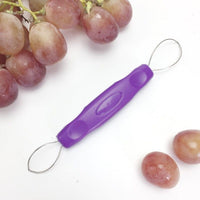Convenient Grape Peelers 2 Stainless Steel Rings Fruit Peeler Kitchen Tools - Golonzo -                                                                             