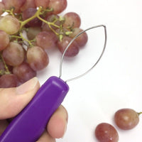Convenient Grape Peelers 2 Stainless Steel Rings Fruit Peeler Kitchen Tools - Golonzo -                                                                             